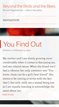 Mobile Screenshot of beyondbirdsbees.com