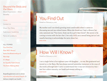 Tablet Screenshot of beyondbirdsbees.com